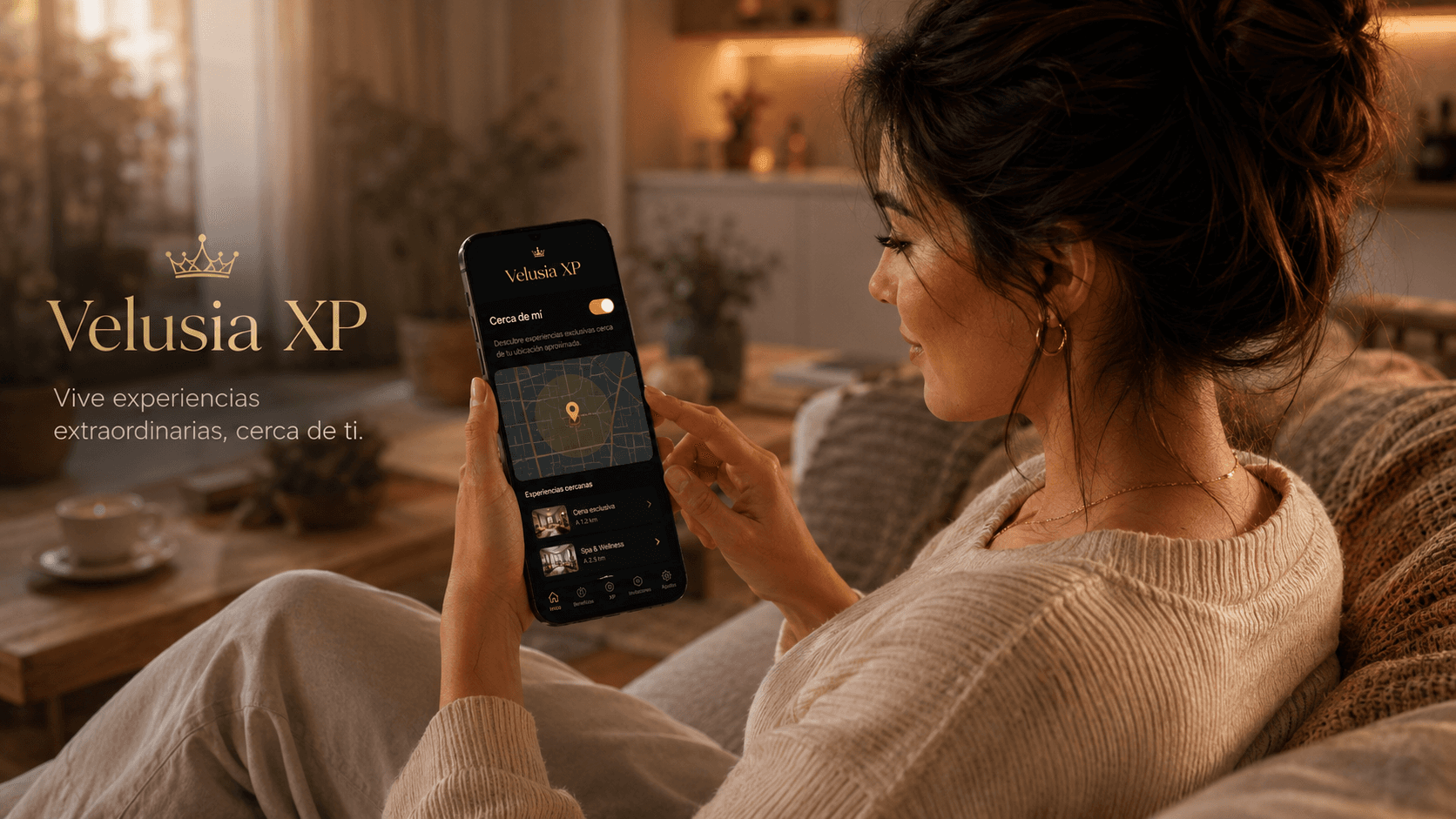 Cerca de mí en Velusia XP: cómo usar tu ubicación para aparecer ante clientes cercanos